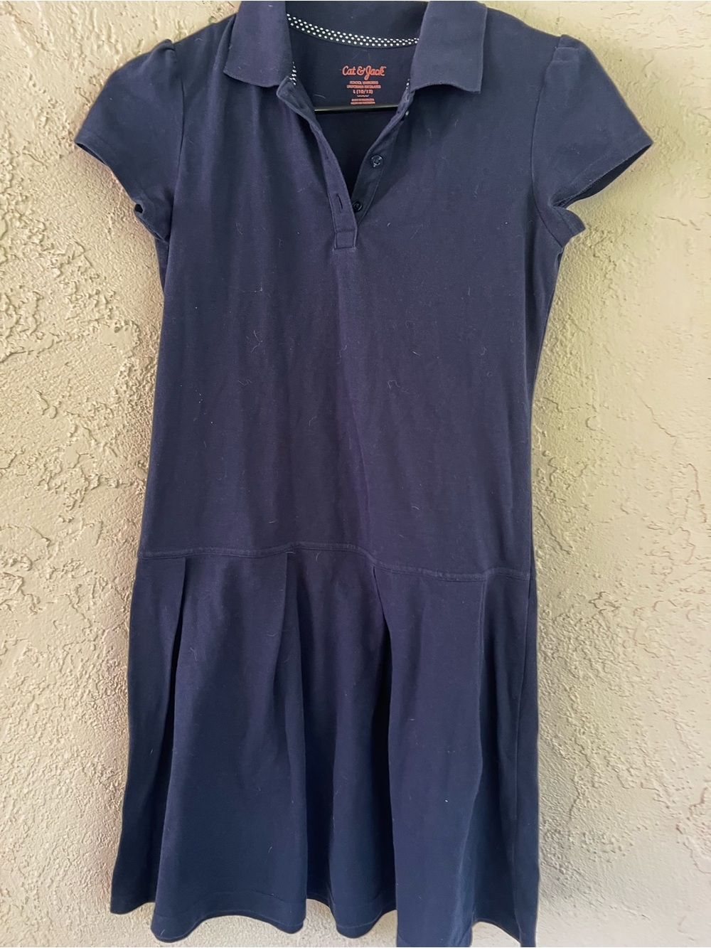Cat & Jack Navy Polo Skater Dress for Kids
